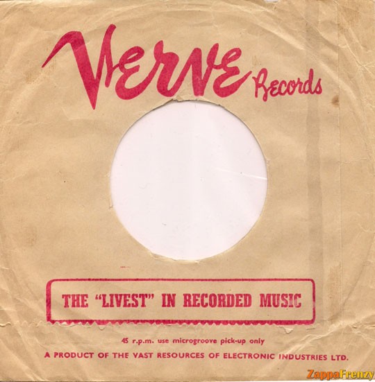 Verve Records Sleeve - Back - Australia